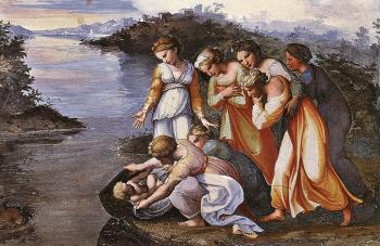 Raphael : Moses Saved from the Water